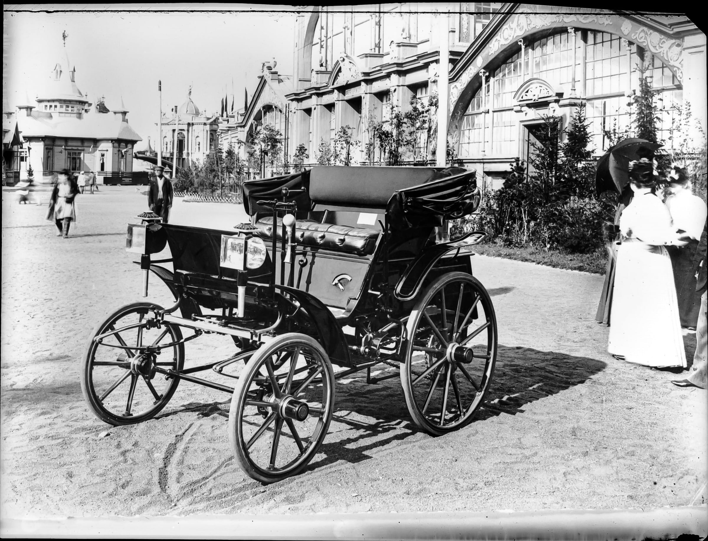 Frese & Co. electric carriage, 1902