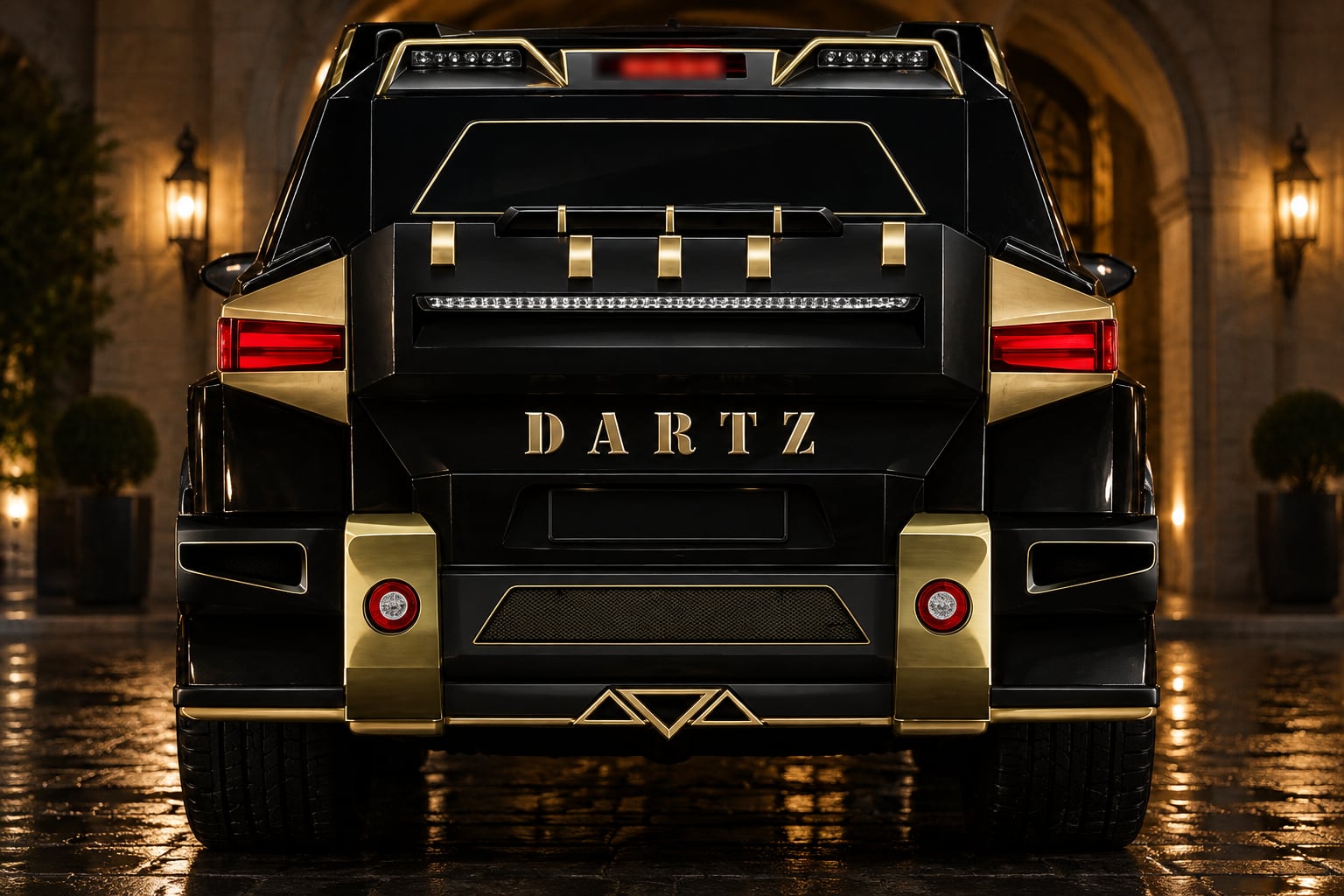 Black Snake 2K13 from the rear, with DARTZ lettering